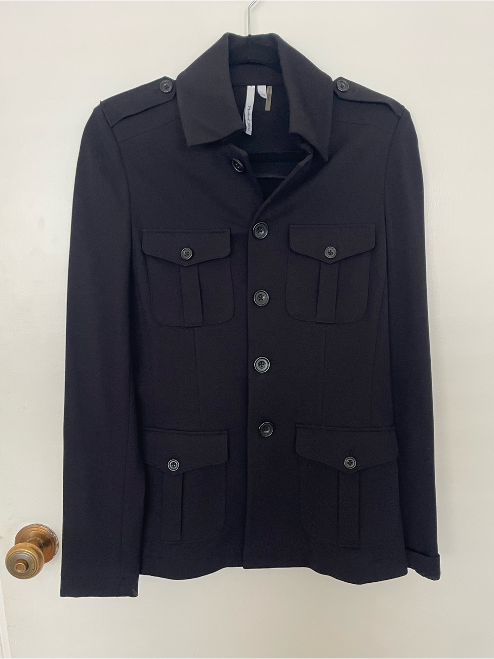 Michael Stars Black Blazer with Epaulettes